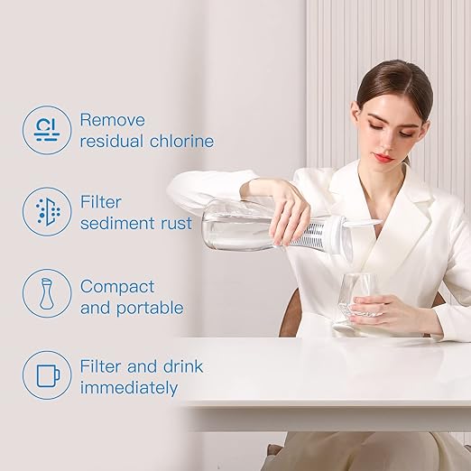 Glass Water Filter Pitcher with Non-Slip Mat,211 Gallons Long-Life,1.3L,BPA Free,Removes Lead,Chlorine,Rust,Odors,Microplastics,Gray