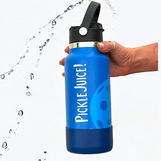 Maui Pickleball Co.™ Pickleball Water Bottle 32oz, Pickleball Gifts, Insulated Stainless Steel Water Bottle, Funny Water Bottle, PickleBall Accessories Sip/Straw Lid, Viral TikTok Product