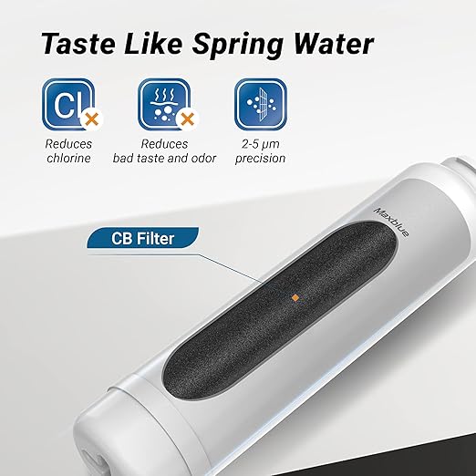 Maxblue MB-H7-CB Filter, 1-year Lifetime, Replacement for MB-H7 Reverse Osmosis System