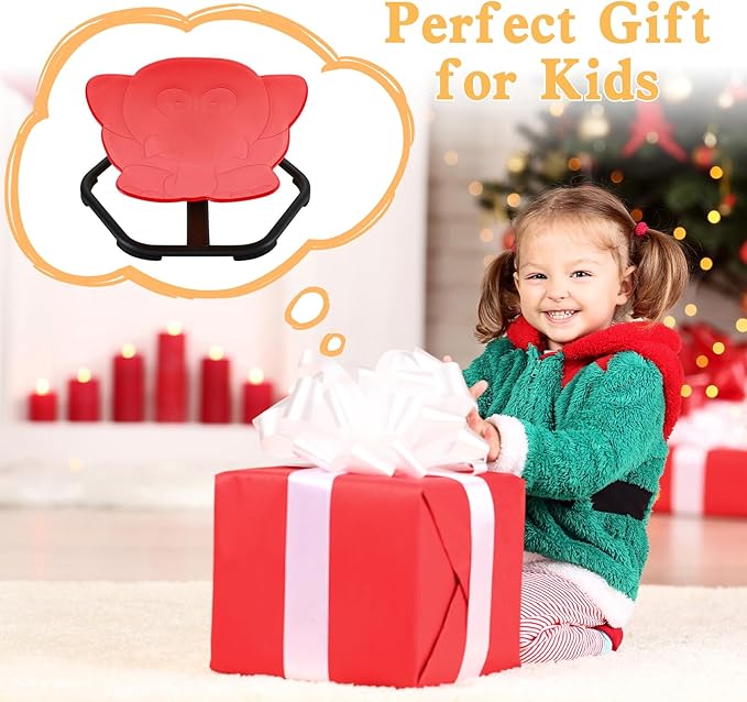 Spinning Chair for Autistic Kids Sit and Spin Chair for Kids Swivel Sensory Chair Elephant Spinning Seat Autism Sensory Chair Items for Sensory Room Training Balance Body Coordination