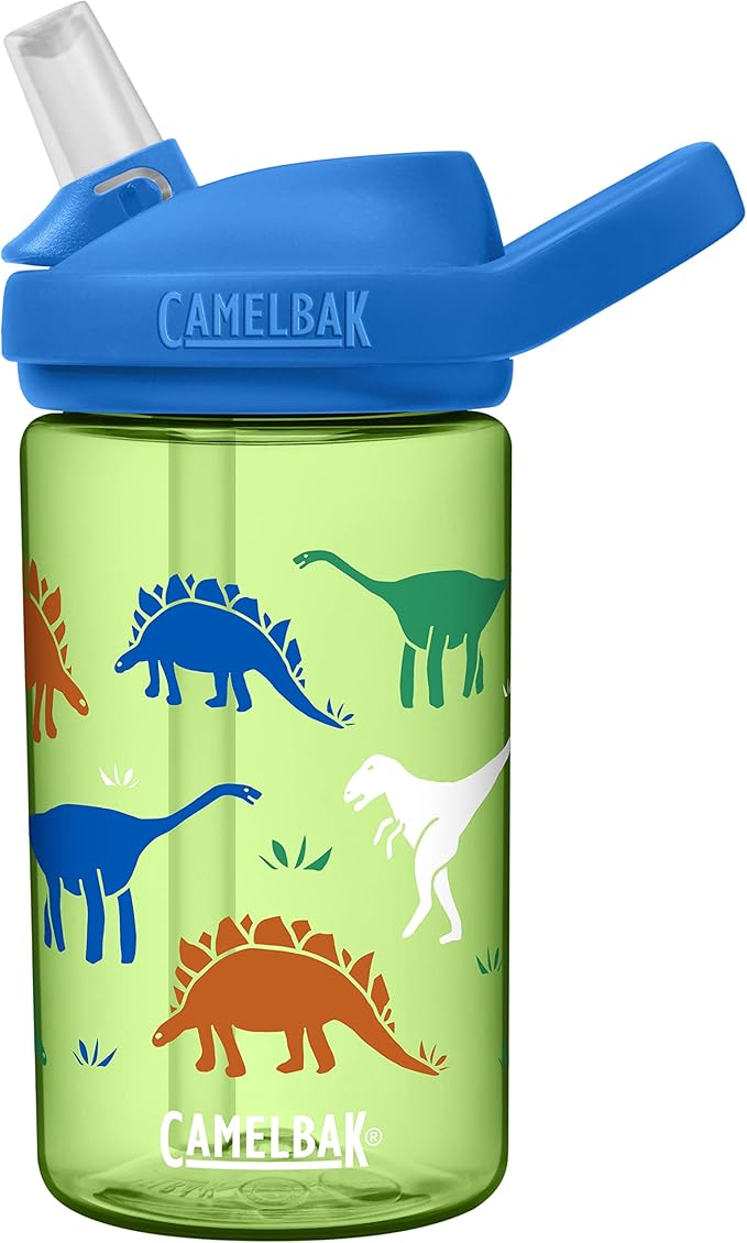 CamelBak Eddy+ 14oz Kids Water Bottle with Tritan Renew – Straw Top, Leak-Proof When Closed