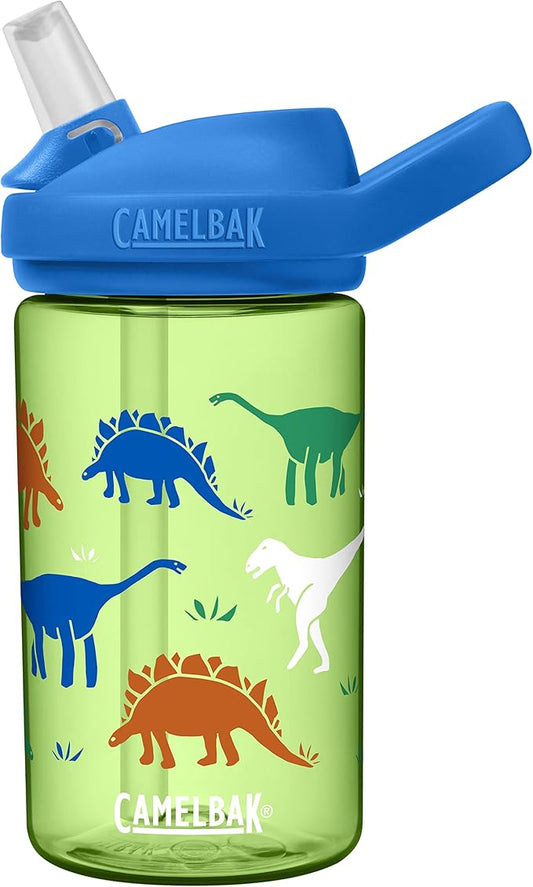 CamelBak Eddy+ 14oz Kids Water Bottle with Tritan Renew – Straw Top, Leak-Proof When Closed