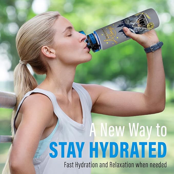 Potter Movie Water Bottle 32 oz with Time Marker, After All This Time Motivational Bottle, Gifts for Movie Lovers, Funny Gifts for Women