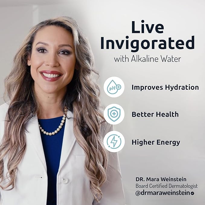 pH ON-The-GO Alkaline Water Filter Pouch- Portable Alkaline Water Filtration System for Your Bottle, Pitcher, Jug, Container - High pH Water - Long-Life 400 Litre/105 Gallon (3-Pack)