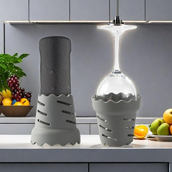 Water Bottle Drying Rack, Silicone Single Faster Bottle Dryer Rack, for Glass Cups, Mugs, Tumbles and More, Bottle Drying Holder Stand