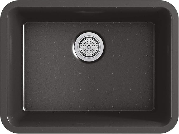 KOHLER 28001-CM7 Cairn Sink, 24 in, Matte Graphite