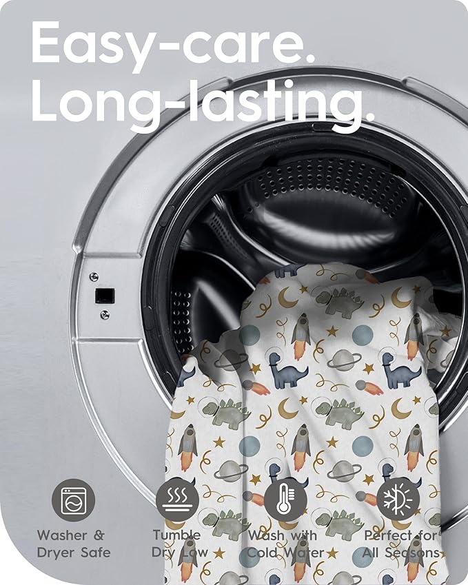 Premium Fitted Baby Boy Crib Sheets for Standard Crib Mattress - Ultra-Soft Jersey Knit Crib Mattress Sheet, Safe and Snug, Durable, Stylish Crib Sheet, 28''x52''x9'' Extra Deep Pocket