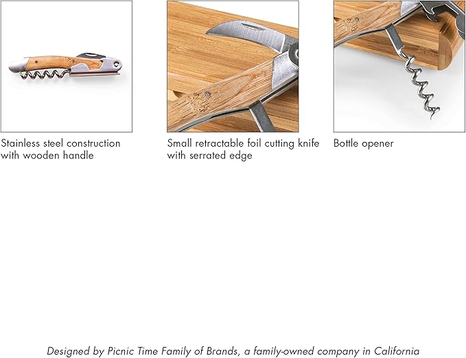 NFL San Francisco 49ers Elan Engraved Tool Set, One Size, Bamboo