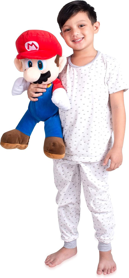 Super Mario Kids Bedding Super Soft Plush Cuddle Pillow Buddy, One Size, By Franco