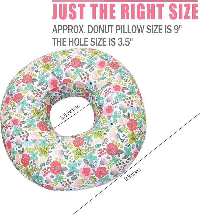 Ear Hole Piercing Pillows for Ear Pain Side Sleeping CNH Pillow Pressure Sore Pain Relief Ear Guard Lifesaver Tinnitus Support Neck Head, Camellia