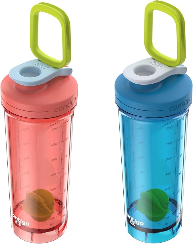 Contigo Shake & Go 2.0 Antimicrobial Shaker Bottle, 28 oz.