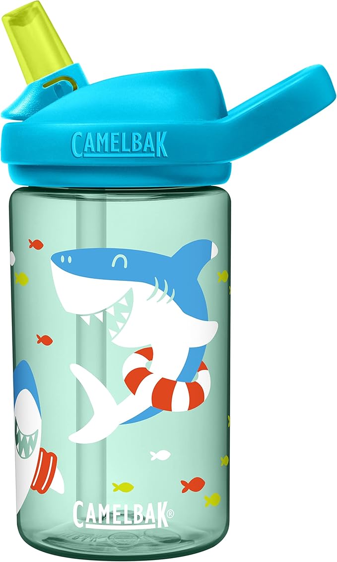 CamelBak Eddy+ 14oz Kids Water Bottle with Tritan Renew – Straw Top, Leak-Proof When Closed - Limited Edition Colors