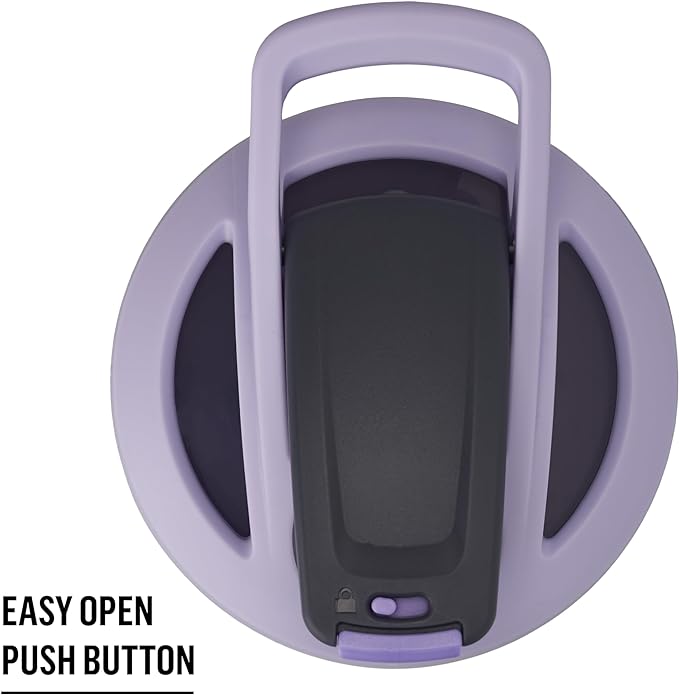 BlenderBottle Strada Sleek Shaker Cup Insulated Stainless Steel Water Bottle with Wire Whisk, 25-Ounce, Sangria Ombre