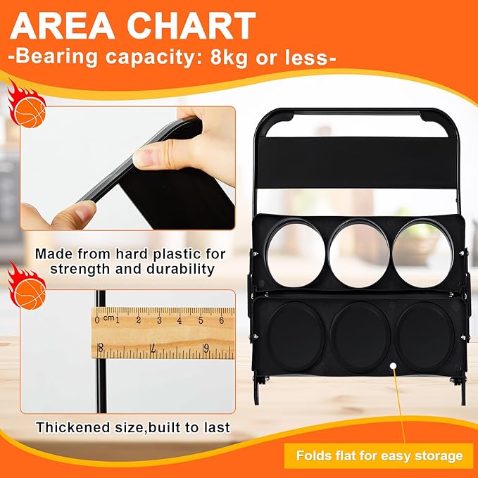 Water Bottle Carrier with 6 Bottles 20 oz Basketball Water Bottles for Boys with Carrier Squeeze Water Bottles Sports Team Water Bottles with Carrier for Fitness Bike Gym