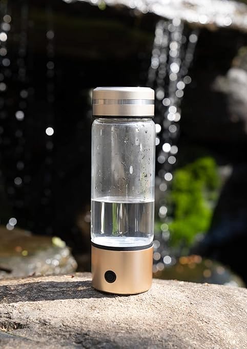 Hydrogen water bottle, 330ml, warm silver, AB-H266C