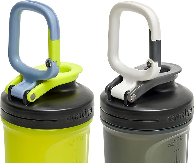 Contigo Shake & Go Fit 2.0 Shaker Bottle, 28oz, 2 Pack, Yellow & Black