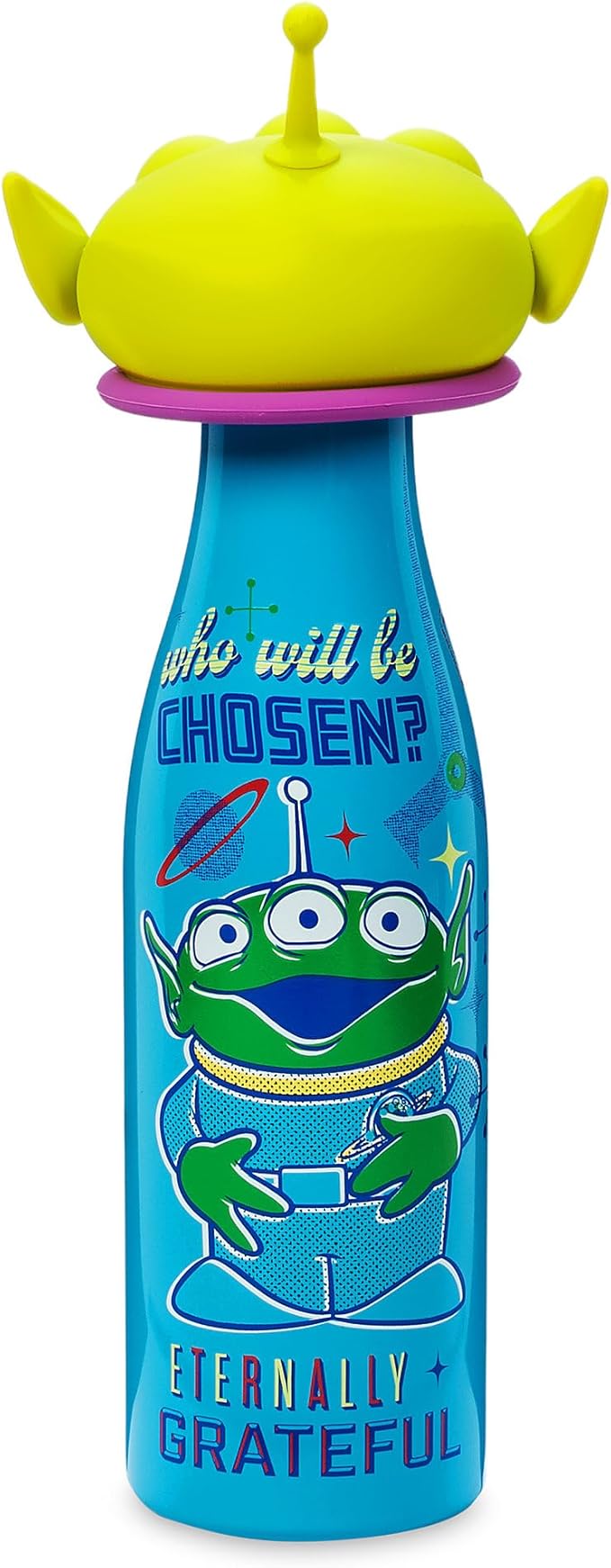 Disney Store Official Toy Story Alien Stainless Steel Water Bottle, Housewarming Gifts For Men, Women, and Kids
