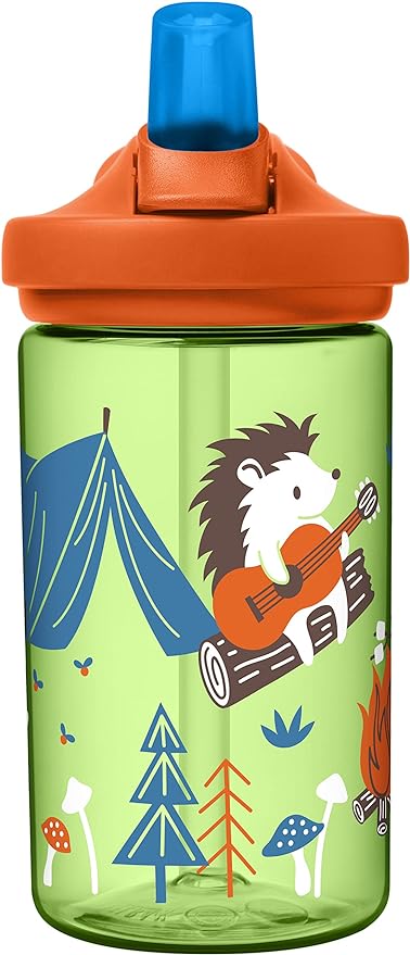 CamelBak Eddy+ 14oz Kids Water Bottle with Tritan Renew – Straw Top, Leak-Proof When Closed - Limited Edition Colors