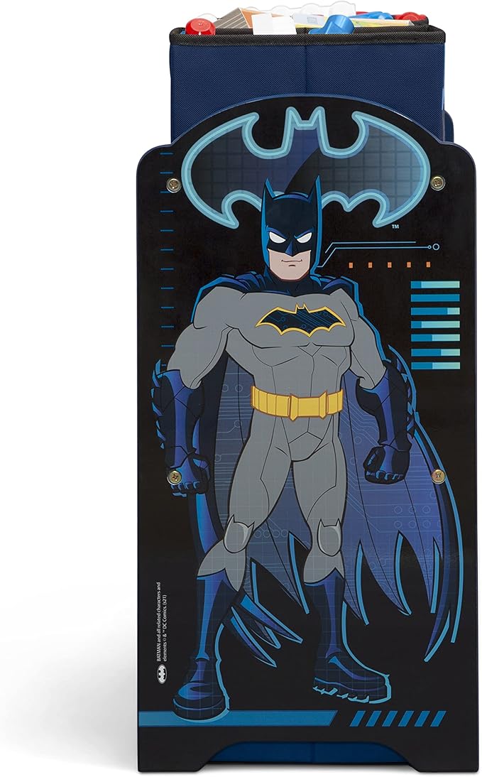 Delta Children Design & Store 6 Bin Toy Storage Organizer, Batman