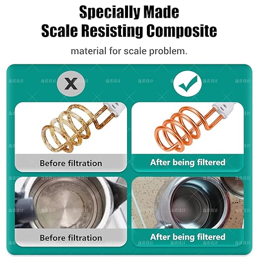 Water Filter for Sink Faucet Mount Filter Purifier System,Filters Over 60 substances,New Leak-Proof Technology，0.01 Micron Filtration Accuracy-White（Without Blue Light)