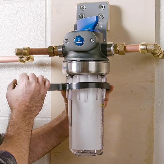 Culligan WH-HD200-C Whole House Water Filter System 1” Inlet/Outlet – Improve Tap Water Taste, Remove Sediment, Protect Appliances