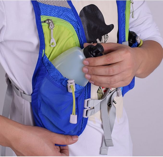 Sports Running Water Bottles - Pack of 2, for Hydration Belt or Vest - Ideal for Running Hiking Cycling (280ml/10oz)