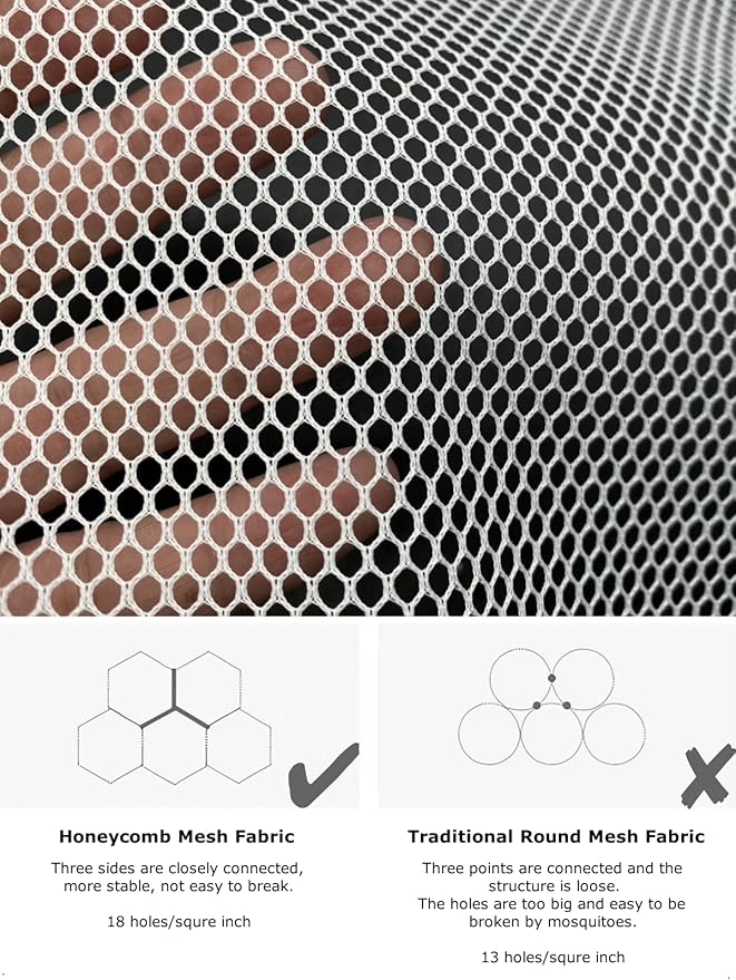 Mosquito Net for Bed, Folded Size 12 inch Portable Camping Travel Mosquito Net, Pop Up Mosquito Tent with Double Entry for King Queen Size Bed (Folded 12 Inch, 71"x79"x59")