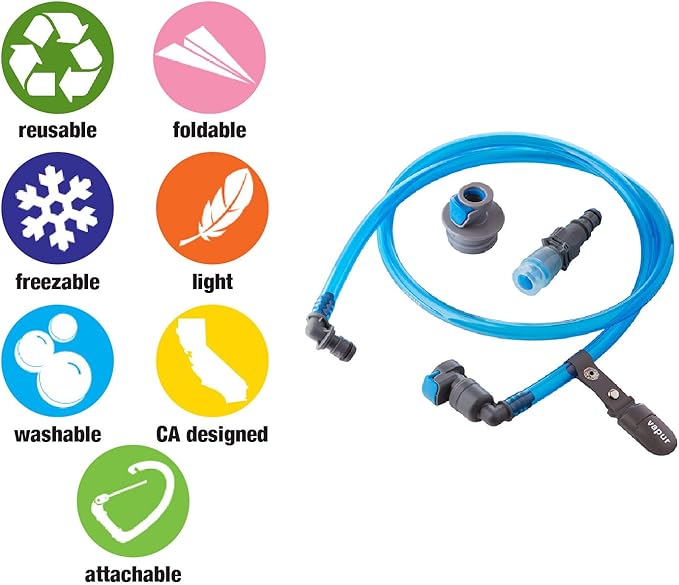 Vapur Drink Link Hydration System, Perfect for Hands-Free Hydration On-The-Go for Travel and Outdoor Adventures