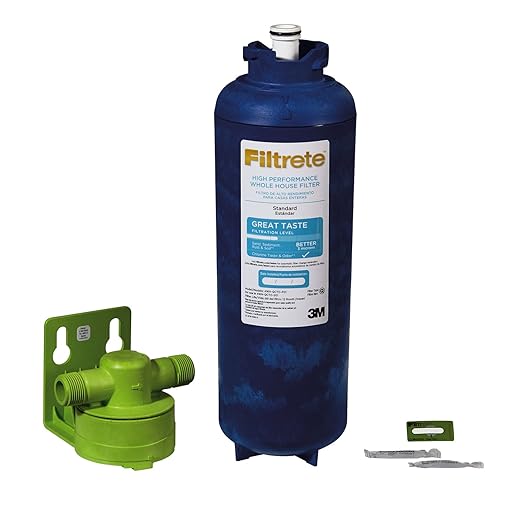 Filtrete High Performance Whole House Sanitary Quick-Change Filter System 4WH-QCTO-S01, Large Capacity