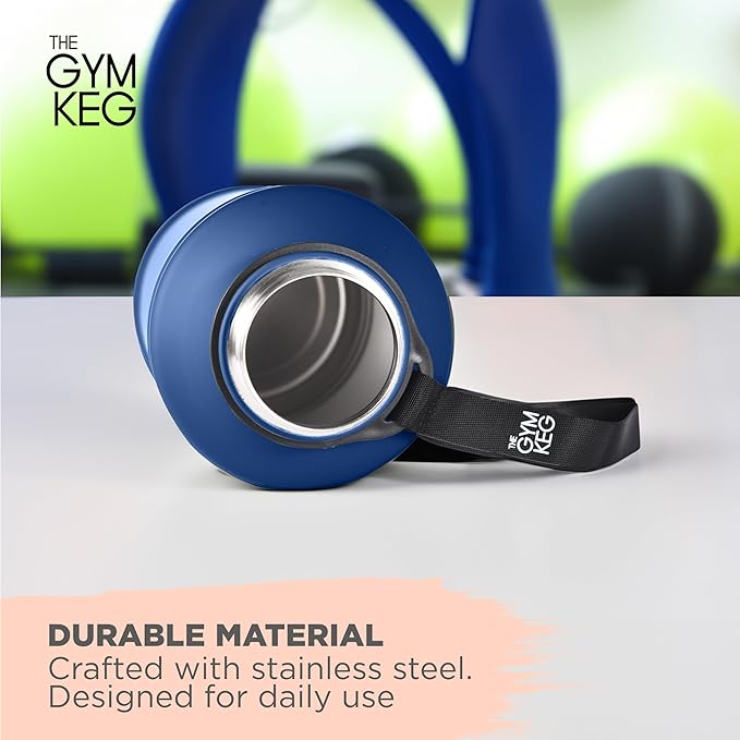 THE GYM KEG Stainless steel water Bottel_ Keg Stainless Steel Bottle - Leak-Proof, Insulated Beverage Container for Hot & Cold Drinks - Durable, Versatile & Kid-Safe - New