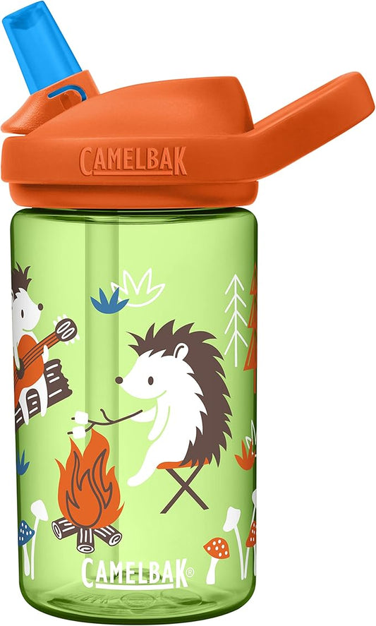 CamelBak Eddy+ 14oz Kids Water Bottle with Tritan Renew – Straw Top, Leak-Proof When Closed - Limited Edition Colors