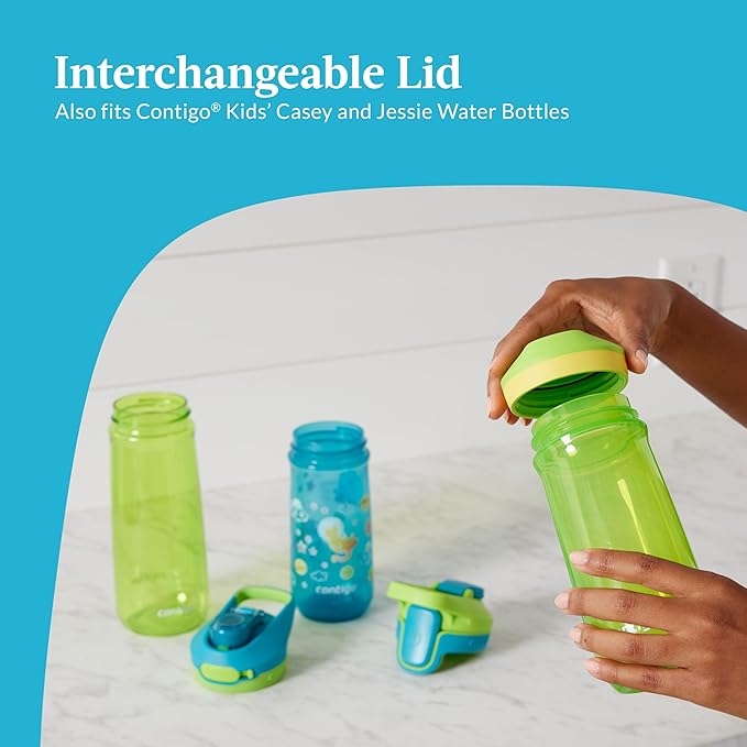 Contigo Micah Water Bottle, 20 oz, Blueberry/Blue Raspberry