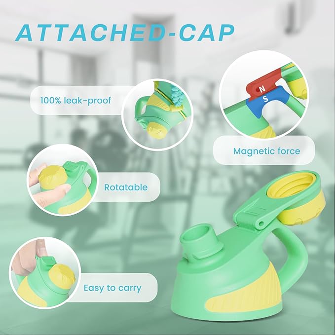 Insulated Half Gallon Water Bottle 64oz with Magnetic Lid,Stainless Steel Double-Wall Vacuum Leak Proof Sports Insulated Jug with Paracord Handle, Keep Water Hot & Cold for Outdoor,Gym