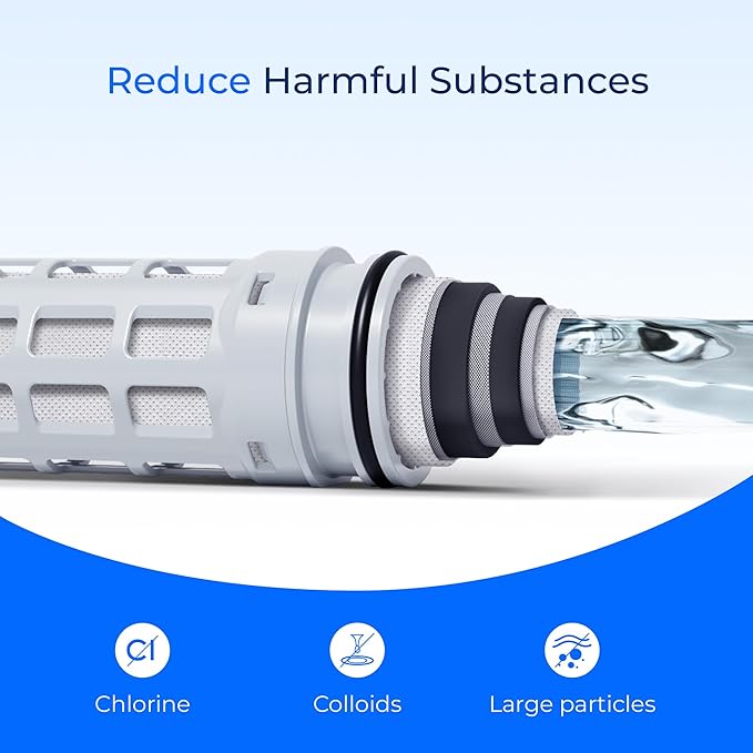 Waterdrop Replacement for Brita® Stream Pitcher Water Filter, Brita® OB05 Filter Pitchers and Dispensers, Pour Through Filters, Upgraded 7-stage Filters, Lasts 2 Months, Pack of 4