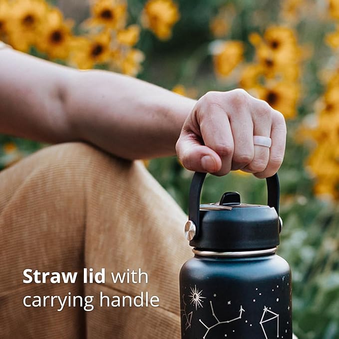 Animal Rescue Water Bottle | 32 oz Engraved Stainless Steel Vaccuum Sealed | Best Friends Pets & Animal Theme