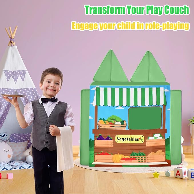 Play Panel for Kids Play Couch Childrens Foam Sofa Couch Play Panel for Toddler Couch（Sofa not Included）