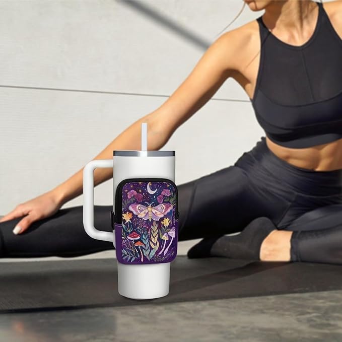 Cup Carrier Pouch Water Bottle Pouch for Stanley Accessories