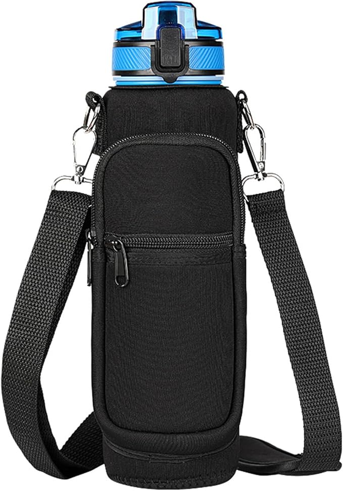 Water Bottle Pouch for Stanley, Running Water Bottle Handheld Caddy Compatible With Stanley Quencher Adventure 40oz & IceFlow 20/30oz, Kinds of Tumbler, Gym Water Bottle Accessories For Women