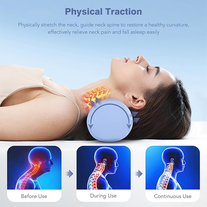 Cooling Cervical Neck Pillow for Neck and Shoulder Pain, Roll Pillow&Butterfly Memory Foam Combination Pillows, Ergonomic Neck Support Pillow, Orthopedic Pillow for Side Back Stomach Sleepers and Yoga