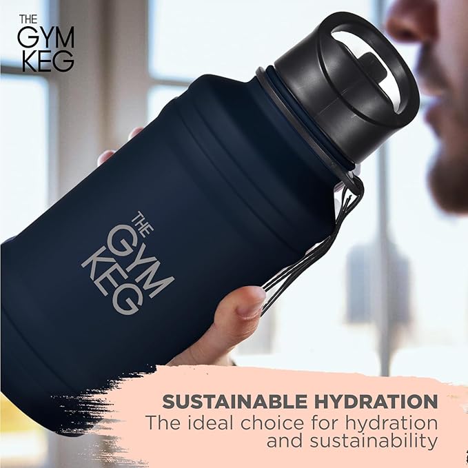 THE GYM KEG Stainless steel water Bottel_ Keg Stainless Steel Bottle - Leak-Proof, Insulated Beverage Container for Hot & Cold Drinks - Durable, Versatile & Kid-Safe - New