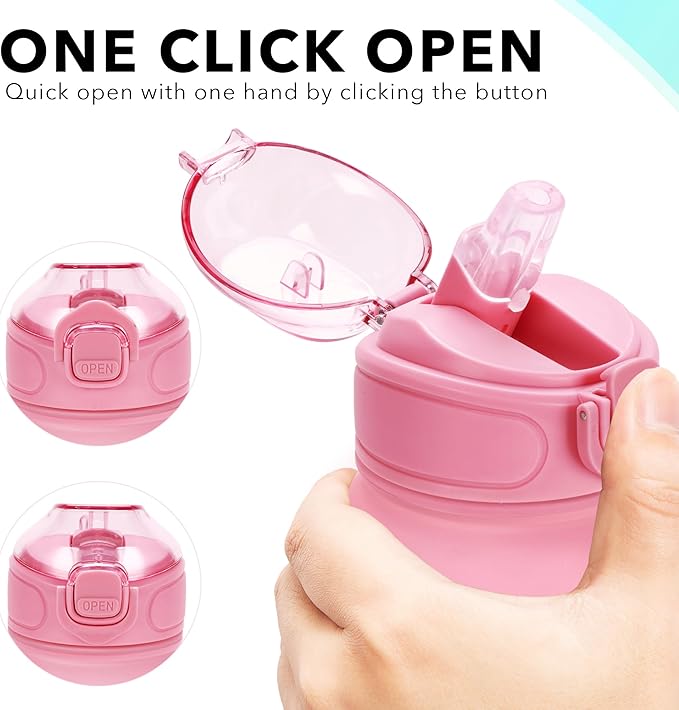 Enerbone 32 oz Drinking Water Bottle with Times to Drink and Straw, Motivational with Carrying Strap, Leakproof BPA & Toxic Free, Ensure You Drink Enough Water for Fitness Gym Outdoor