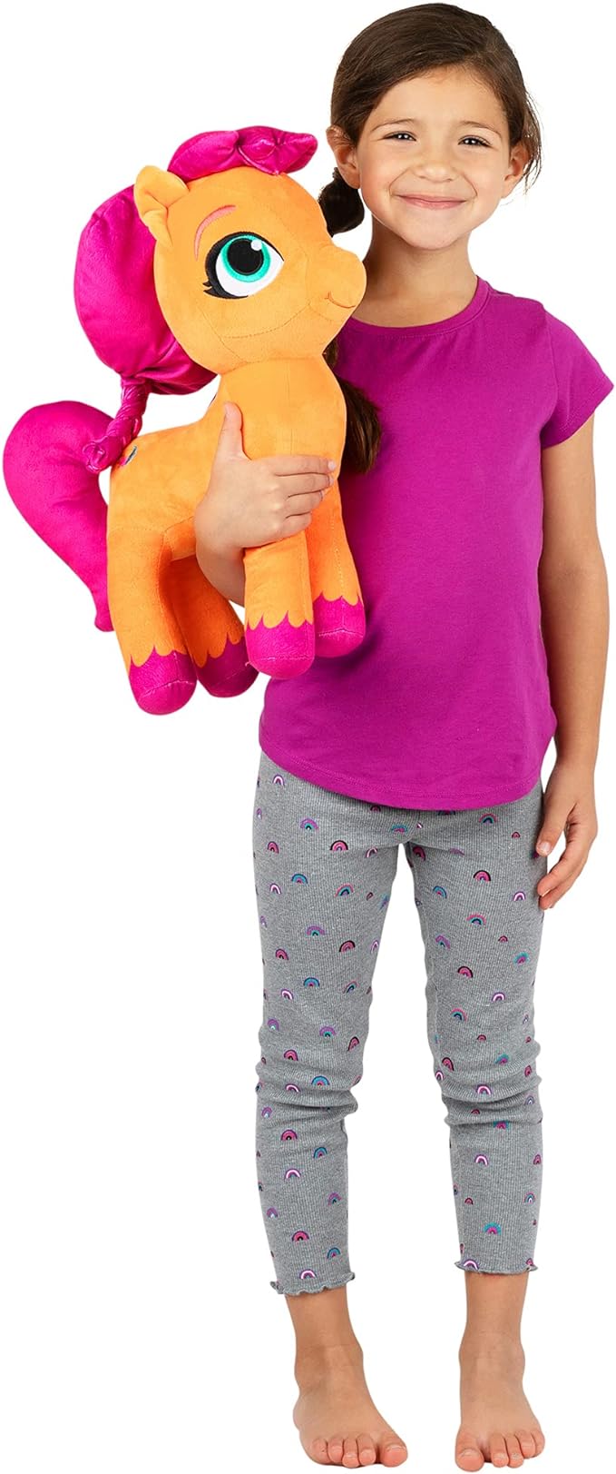 My Little Pony Sunny Kids Bedding Super Soft Plush Cuddle Pillow Buddy, One Size, By Franco