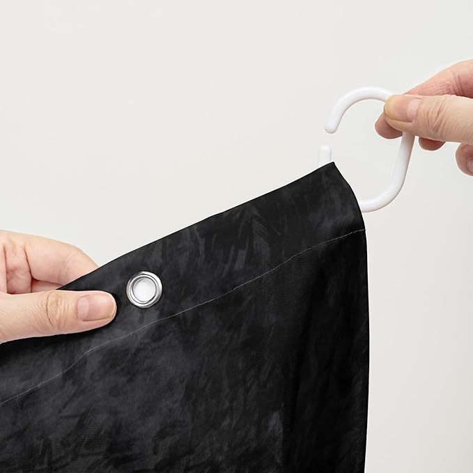 AILONEN Red Rose Shower Curtain for Bathroom, Romantic Rose Flower Bath Curtain,Grey Abstract Waterproof Floral Butterfly Print Shower Curtain Decoration with 12 Plastic Hooks, 72" W*96" H