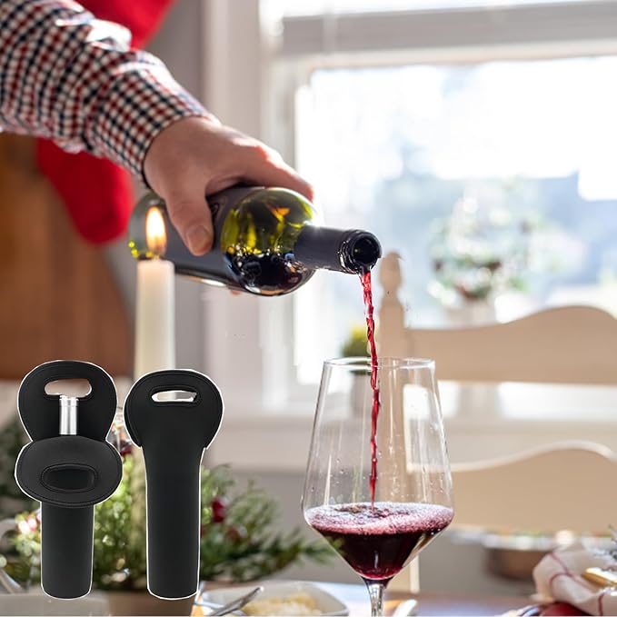 Wine Carrier Tote Bag 750ML - Insulated Bag for Wine, Beer, and Water Bottles - Ideal for Restaurants and Travel