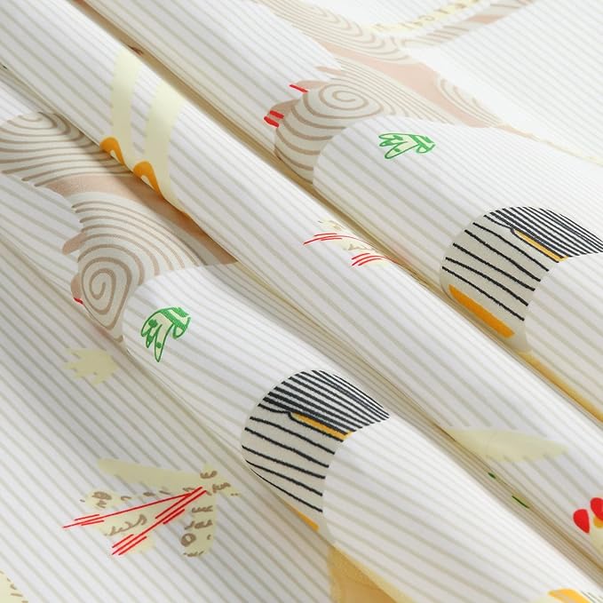 Animal Crackers Cute Elephant Polyester Beige Kids Shower Curtains for Bathroom,Printed Decorative Waterproof Lovely Cloth Bath Curtains,Extra Large 78" W x 78" H