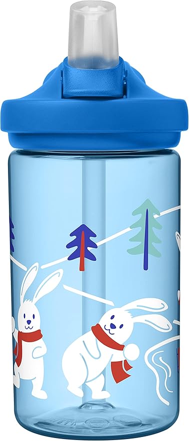 CamelBak Eddy+ 14oz Kids Water Bottle with Tritan Renew – Straw Top, Leak-Proof When Closed - Limited Edition Colors