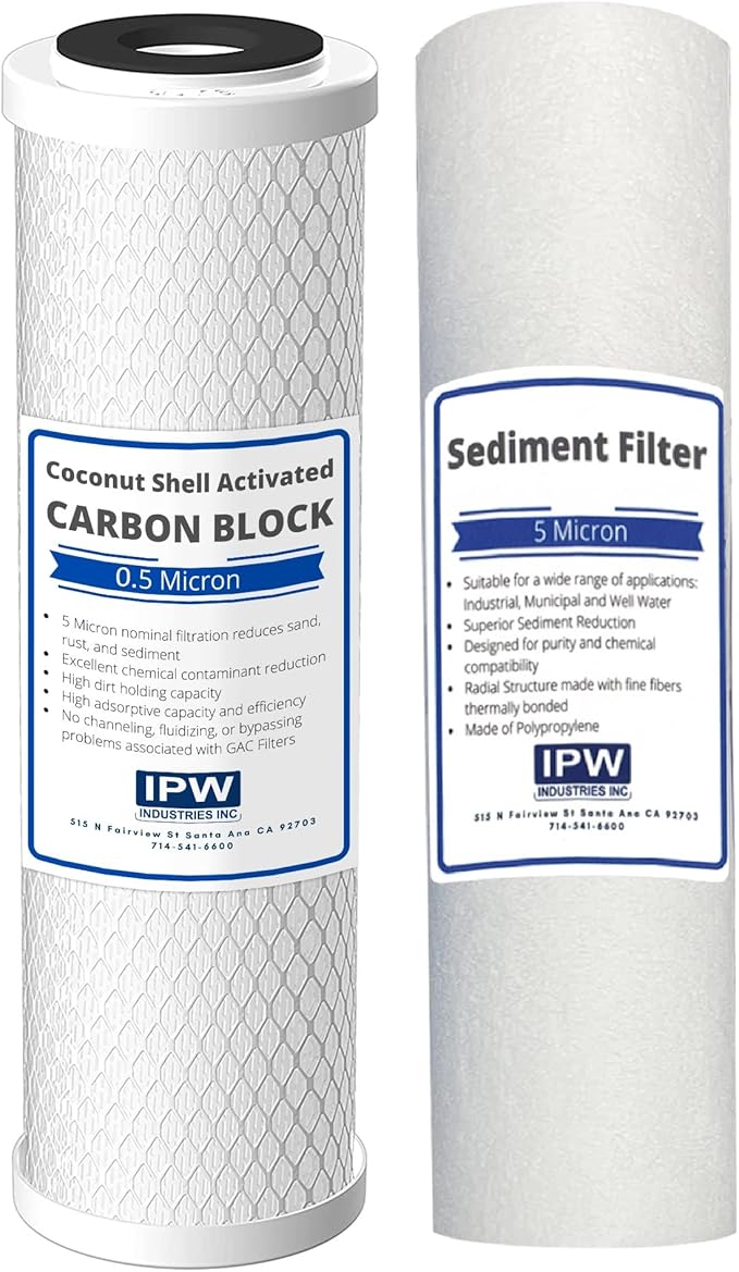 Compatible for OmniFilter ROR2000 RO Pre-Filter Complatible Cartridges by IPW Industries Inc.