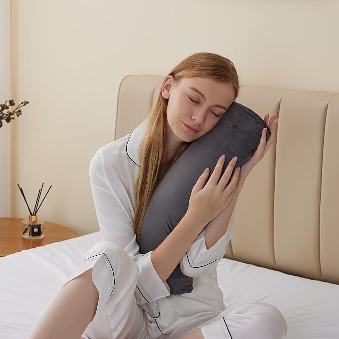 Adjustable 4pcs Bed Wedge Pillow Set, Memory Foam Wedge Pillow Post Surgery for Back, Neck, Leg Pain Relief, Pillow Wedge for Sleeping, Sitting up in Bed, Acid Reflux and GERD, Velvet