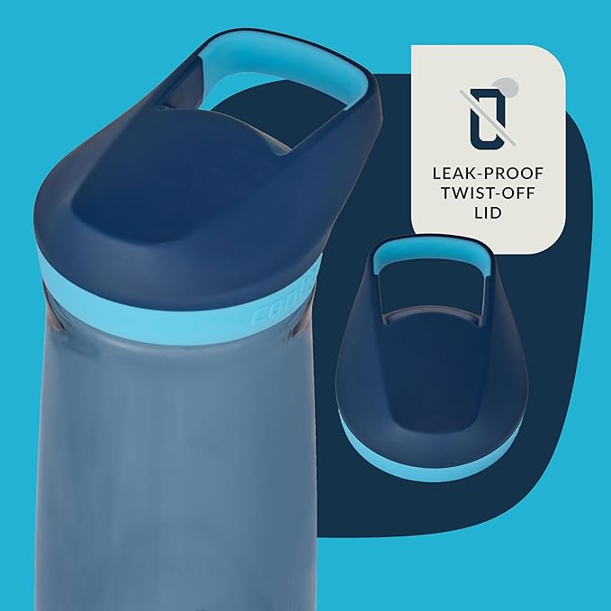 Contigo Micah Water Bottle, 20 oz, Blueberry/Blue Raspberry