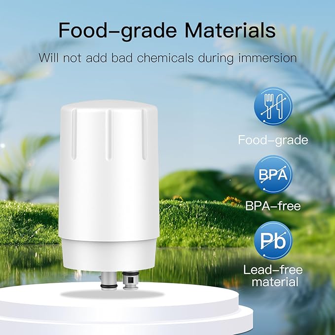 Faucets Filter Cartridge, Replacement for Brita® Faucet Filter, Brita® 36311 On Tap Water Filtration System, Brita® FR-200, FF-100 Replacement Filter, NSF Certified, White (Pack of 2)